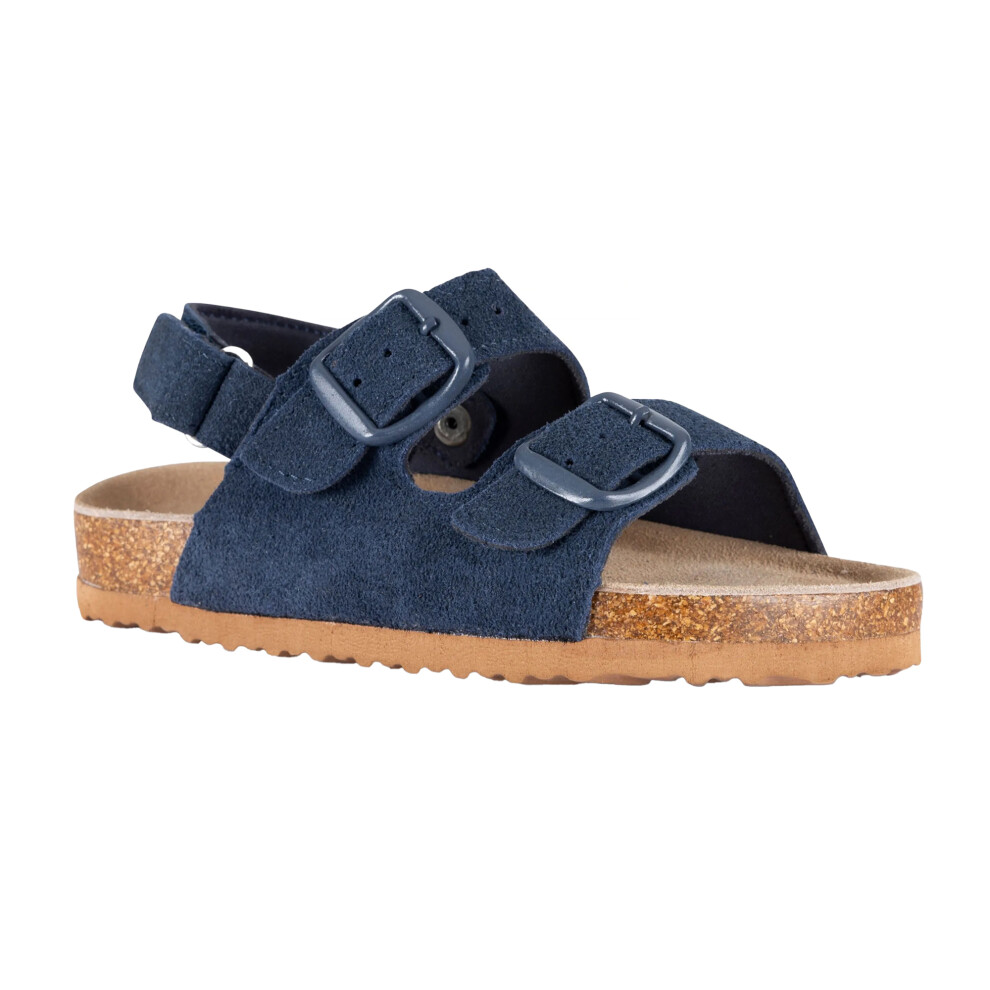 (6 UK Child, Navy) Trespass Childrens/Kids Chiron Suede Sandals