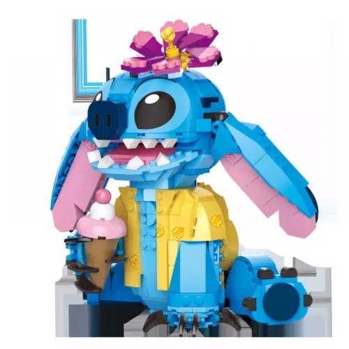 LEGO 43249 Disney Stitch Playset with Ice-Cream Cone and Character ...