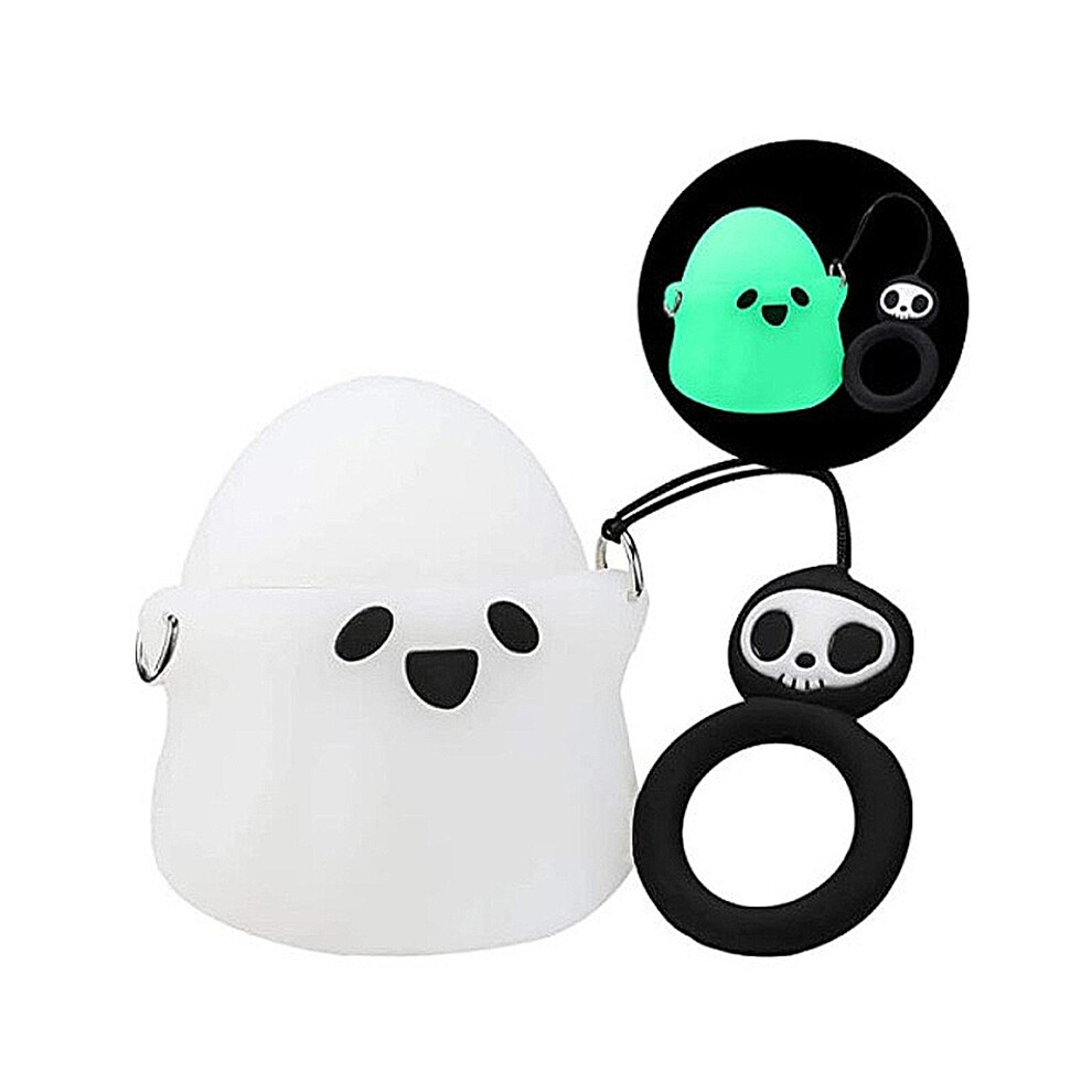 (Style-1, For Airpods 3) 3D Luminous Ghost Skull Skeleton For Apple Airpods Case Earphone Wireless Bluetooth Charging Box Case For Airpods Pro Cover 6132729300865