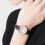 Armani ARMANI AR11468 WOMEN'S WATCH BLUE STRAP WHITE DIAL ROSE GOLD CASE 5