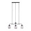 Living And Home Modern Style 3-Light Glass Pendant Light 2