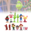 12pics The Grinch Πλαστικό μοντέλο παιχνίδι κούκλα κέικ Desktop διακόσμηση συλλογή δώρο 3