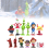 12pics The Grinch Πλαστικό μοντέλο παιχνίδι κούκλα κέικ Desktop διακόσμηση συλλογή δώρο 4