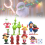 12pics The Grinch Πλαστικό μοντέλο παιχνίδι κούκλα κέικ Desktop διακόσμηση συλλογή δώρο 7