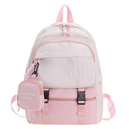 Pink And Cool Trendy Kids Backpack Ideal For School With Breathable And Stylish Design