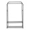 Living And Home (Black) Double Rod Metal Clothes Rack 3