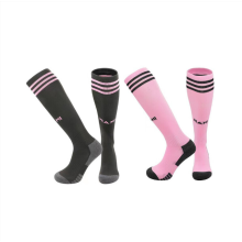 (EU37-45) 2 Pack set Football Long Socks for Kids Junior Training Activewear Socks For Inter Miami CF