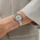 Armani ARMANI AR11484 WOMEN'S WATCH SILVER STRAP WHITE DIAL SILVER CASE 9