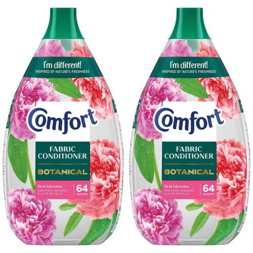 Comfort Comfort Botanical Fabric Conditioner First Blooms Softner 960ml, 2 pk