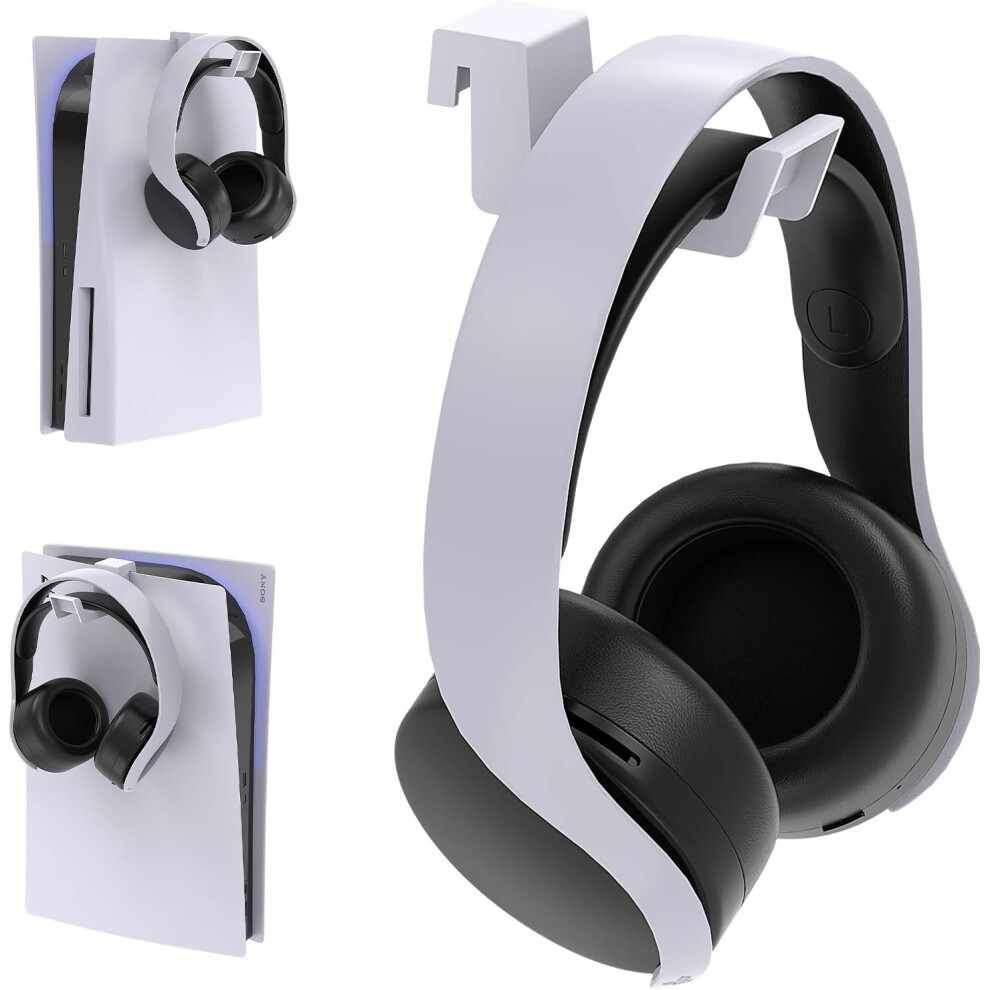 (White) Gaming Headset Hanger Bracket Stand For Ps5 Host For Playstation 5 Console?White? White 9417278171324