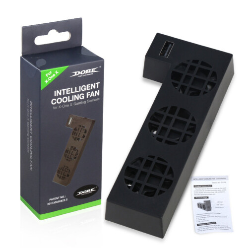 Temperature Control USB Cooling Fan for Xbox One X Console External 3 Fans 2
