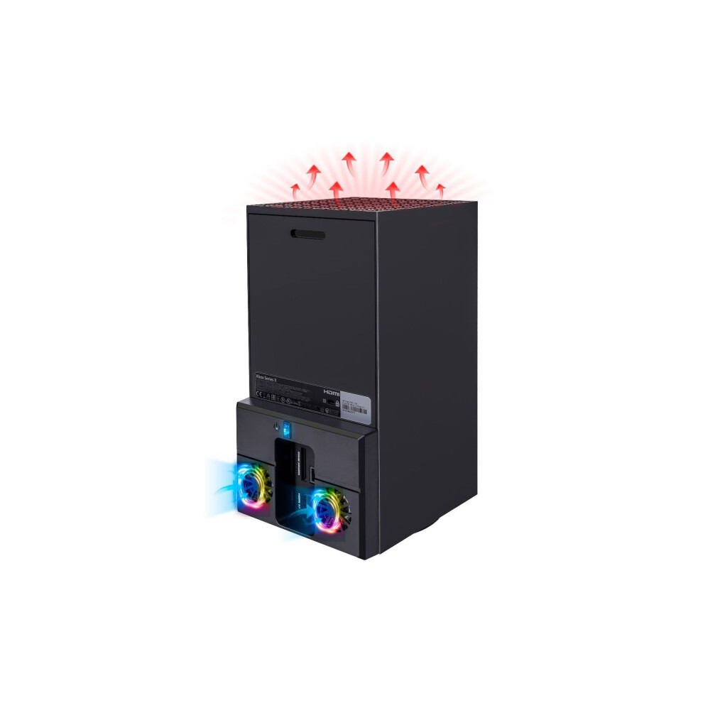 Vertical Cooling Fan With Dual Fans And Usb Port For Xbox Series X Host Console 9417278172932