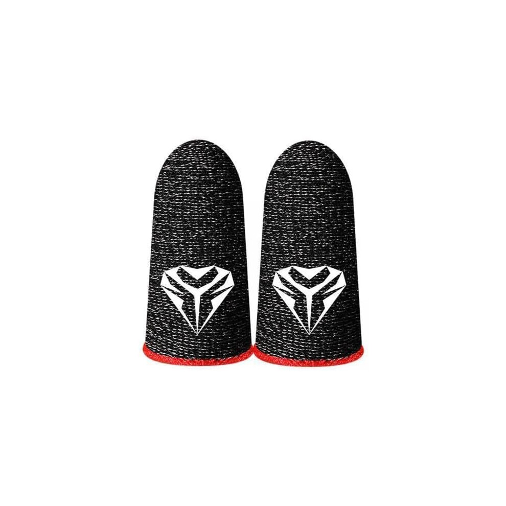() 1 Pair Finger Sleeve For Pubg Breathable Sweatproof Fingertip Cover (Blue) Red/Blue 9417278172789