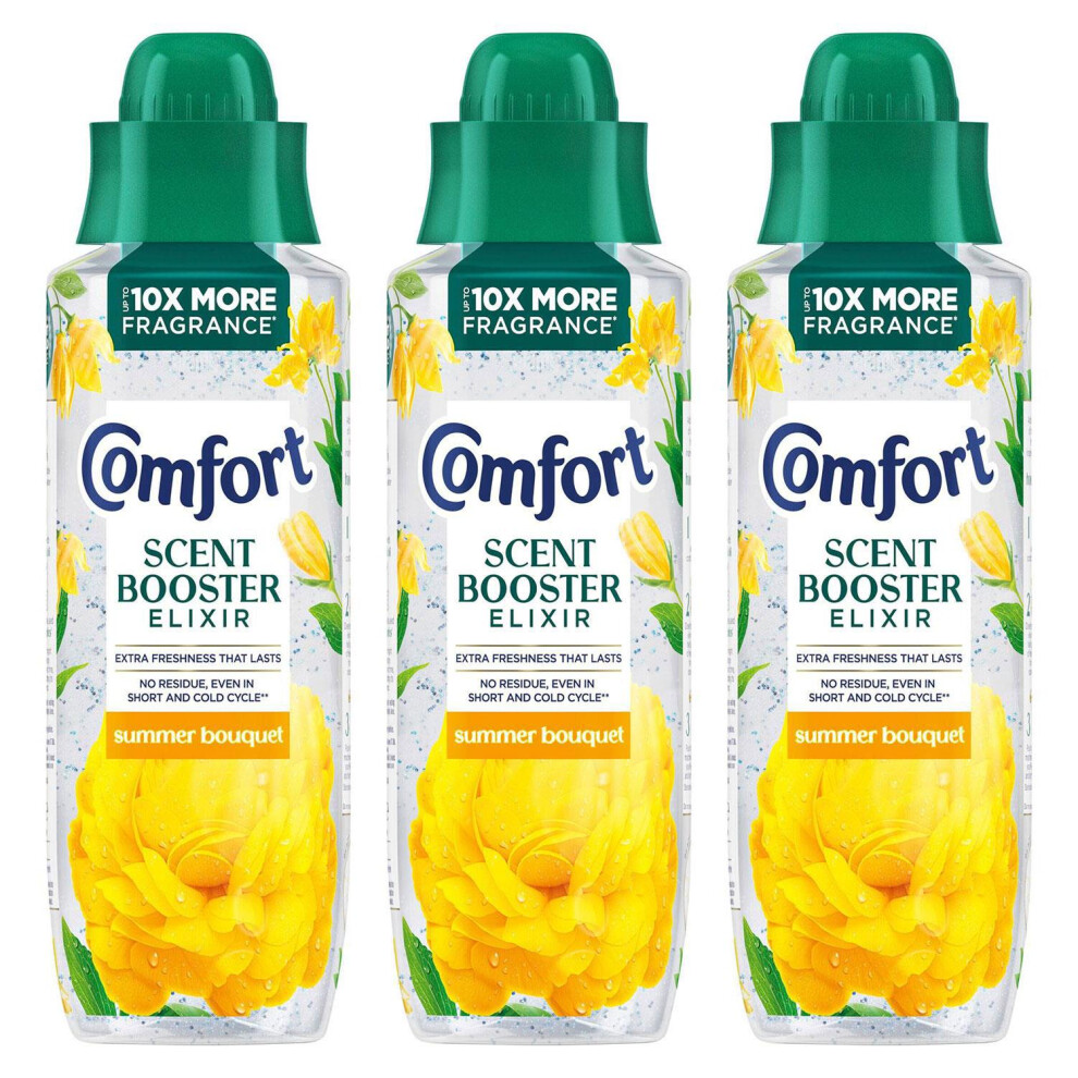 Comfort Botanical Elixir Summer Bouquet Scent Booster 460ml, 3pk