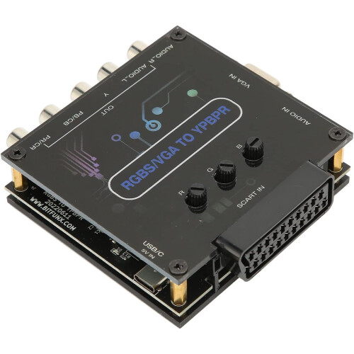 Game Console RGBS VGA SCART TO YPBPR Color Difference Converter