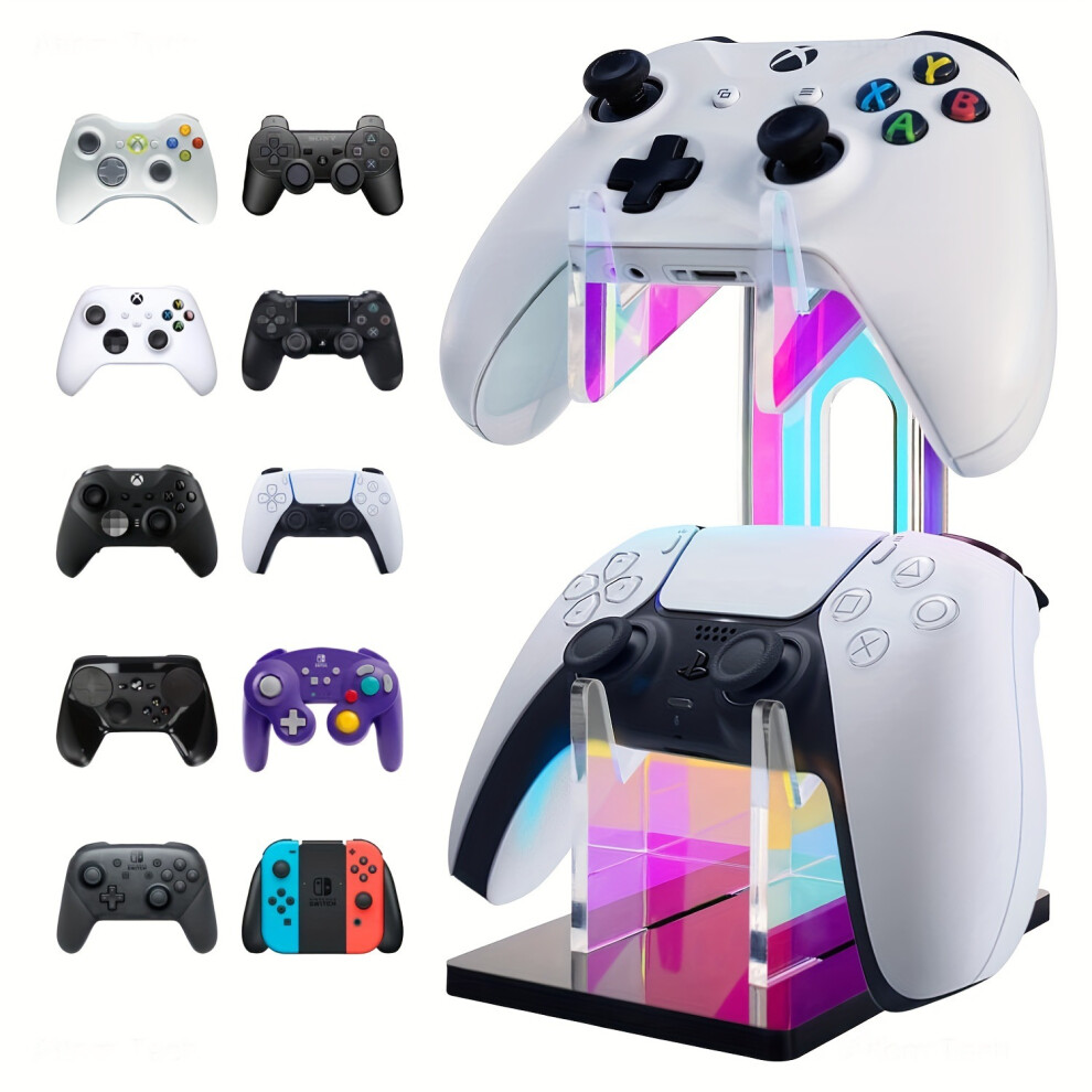 (Colorful) Acrylic Game Controller Holder Accessories Headset Stand Hanger for PS4/PS3/Xbox
