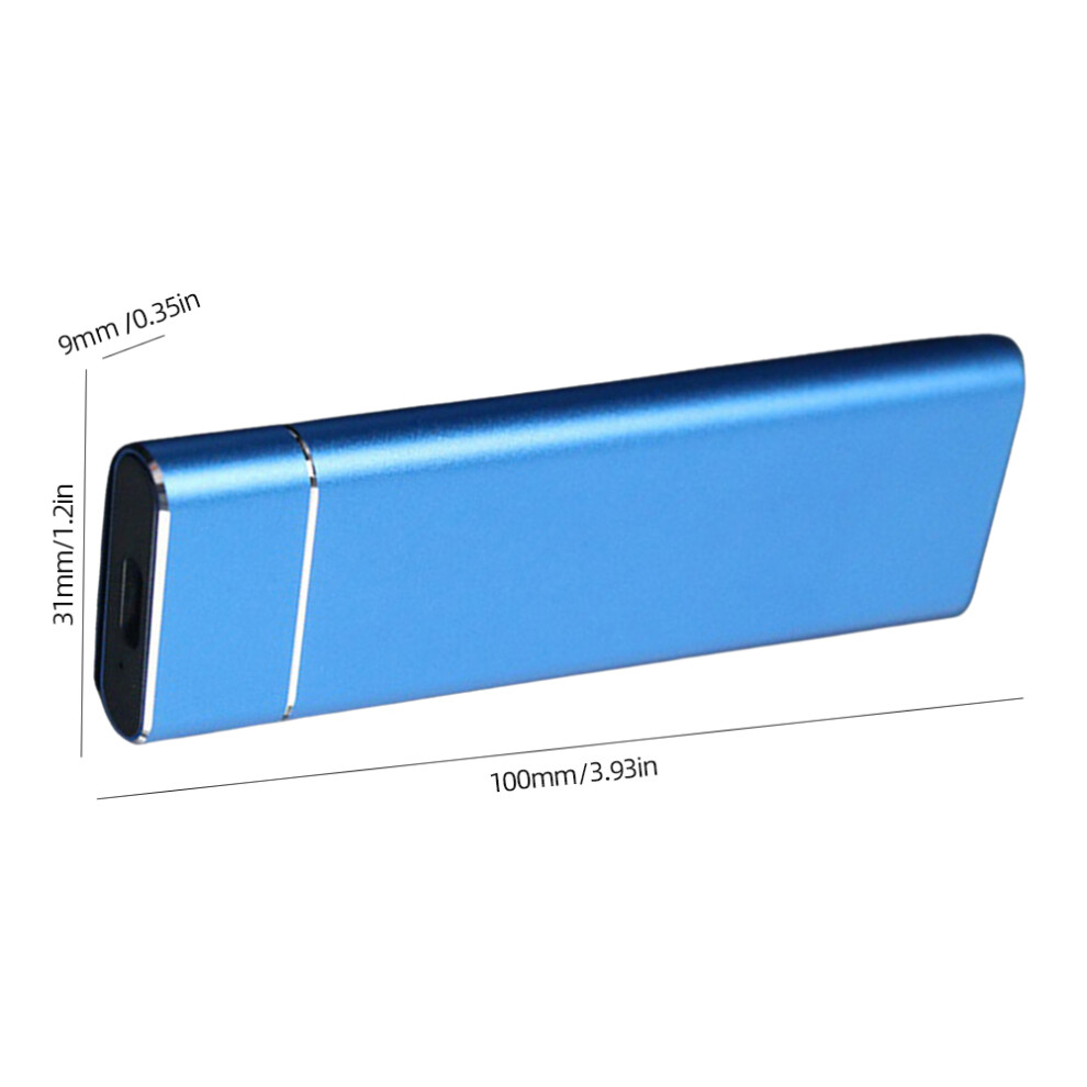 ( Nvme/Sata) Ngff External Sdd Enclosure M.2 Key Ssd Hard Disk Box Pcie Ngff (Black) Blue/Black 9417278176619