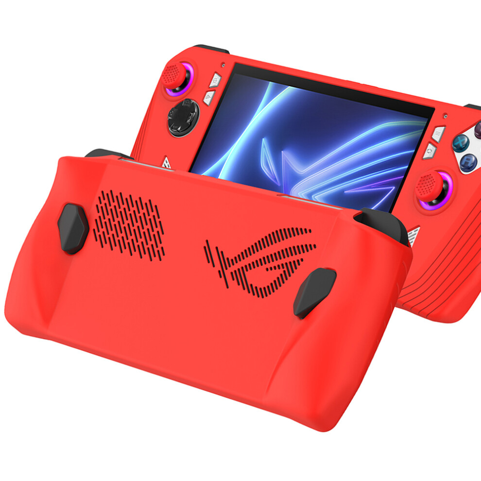 (Red) Game Console Case Anti-Scratch Protective Cover for ROG Ally (Black)-image-OPC-PFCJ5WP-NEW