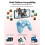 (Blue) Bluetooth Controller for Switch/PC/iPhone/Android/Apple Arcade MFi Games/TV/Steam, Pro Wireless Game Controller(White) 2