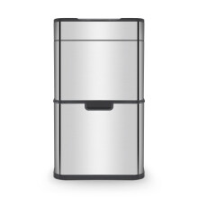 Tower Ozone Recycling Sensor Bin, 50L, Hands Free Opening, Carbon Filter, Stainless Steel T938021SS