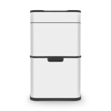Tower Ozone Recycling Sensor Bin, 50L, Hands Free Opening, Carbon Filter, White T938021WHT