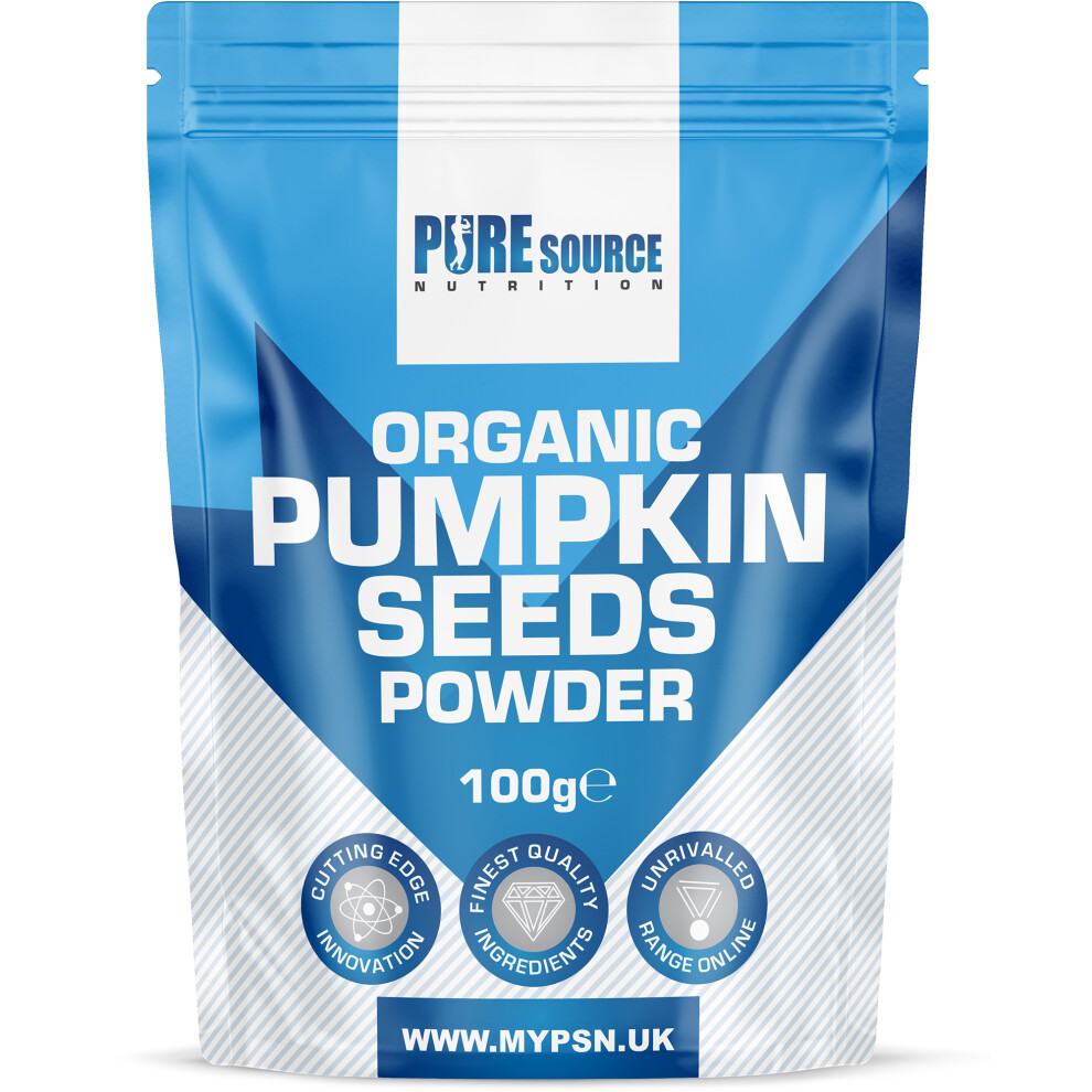 Pure Source Nutrition (100G) Organic Pumpkin Seeds Protein Powder Vegan Plant