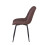 MCC (BROWN) 2Pcs Faux Matte Suede Leather Dining Chairs Alba 5