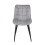 MCC (LIGHT GREY) 2Pcs Faux Matte Suede Leather Dining Chairs Alba 5