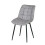 MCC (LIGHT GREY) 2Pcs Faux Matte Suede Leather Dining Chairs Alba 4
