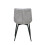 MCC (LIGHT GREY) 2Pcs Faux Matte Suede Leather Dining Chairs Alba 7