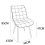 MCC (LIGHT GREY) 2Pcs Faux Matte Suede Leather Dining Chairs Alba 8