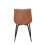 MCC (TAN) 2Pcs Faux Matte Suede Leather Dining Chairs Alba 7