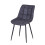 MCC (SLATE) 2Pcs Faux Matte Suede Leather Dining Chairs Alba 5