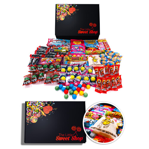 (Candy - Medium) The Little Sweet Shop Just Bubble Gum Sweets Gift Hamper