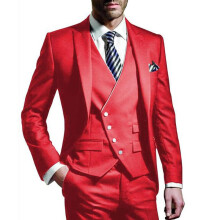 (red, 5XL) Men's Suits Slim Fit, 3 Piece Suit for Men Tuxedo Suit Set