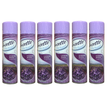 Insette Lavender Aroma Fragrance Air Freshener Room Spray 6x300ml EXP AUGUST 2026