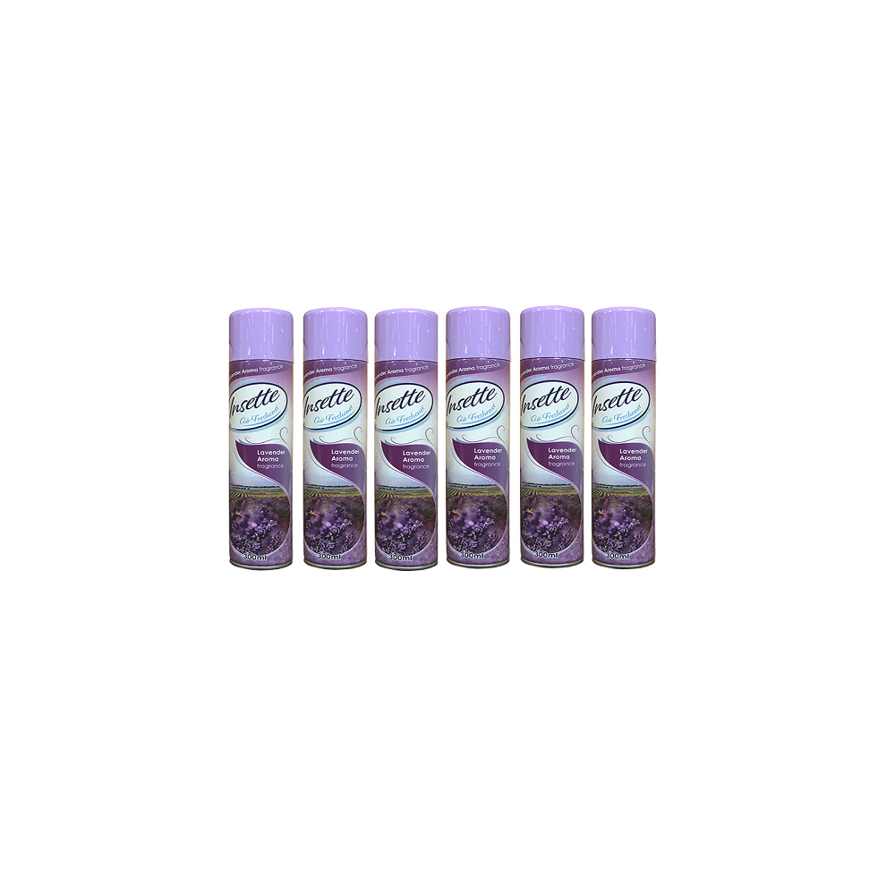 Photos - Air Freshener Insette Lavender Aroma Fragrance  Room Spray 6x300ml EXP AUGUST  2026