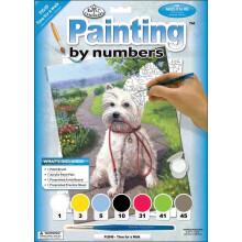 Royal & Langnickel Time for a Walk Westie Junior Paint By Numbers