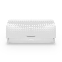 Tower Solitaire Bread Bin, Stainless Steel, White T826206WHT