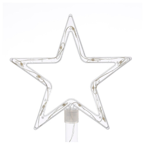 4-Pack Star Xmas Pathway Lights Stake Outdoor 40 LED Multi-Color 2