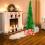5 FT Collapsible Christmas Tinsel Tree Green Pop-Up Artificial Tree 2