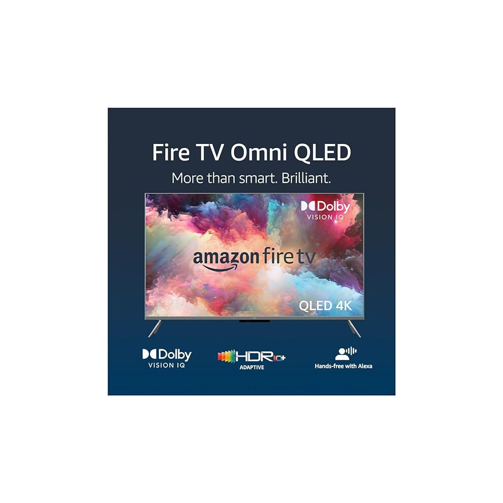 Amazon Fire TV 55-inch Omni QLED series 4K UHD smart TV,