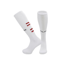 (AC Milan home, Kids(EU30-36)) 24 - 25 Season Long Socks for Kids Junior Football Training Activewear Socks Soccer Stocking