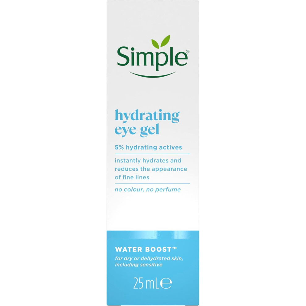 Simple Water Boost Hydrating Eye Gel 25ml Relieve Eyes