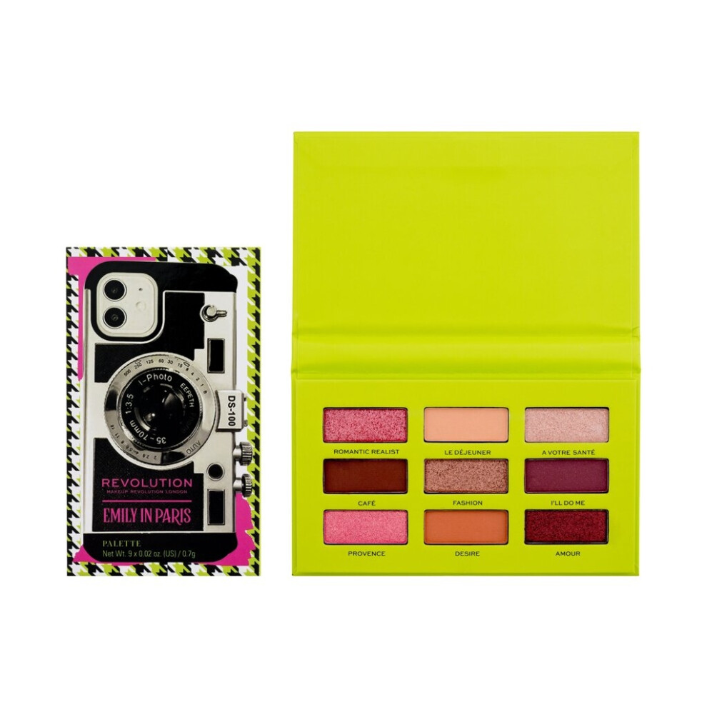 Makeup Revolution London - Emily In Paris Camera Queen Eyeshadow Palette - For Women, 6.3 g