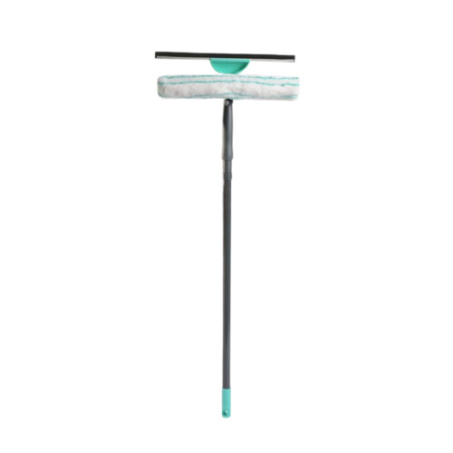 Extendable Telescopic Window Cleaning Squeegee - Window Glass Cleaner for High Windows