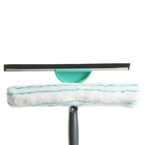 Extendable Telescopic Window Cleaning Squeegee - Window Glass Cleaner for High Windows 1