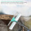 Extendable Telescopic Window Cleaning Squeegee - Window Glass Cleaner for High Windows 6