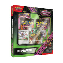 Pokémon TCG Scarlet & Violet Shrouded Fable Kingambit Illustration Collection: Kingambit promo card, 2 foil Pawniard & Bisharp, 4 booster packs