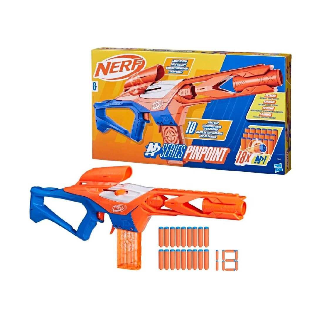 Nerf N-Series - Pinpoint - Pistolets et fléchettes Nerf N-Series - Pinpoint - Pistolets et fléchettes